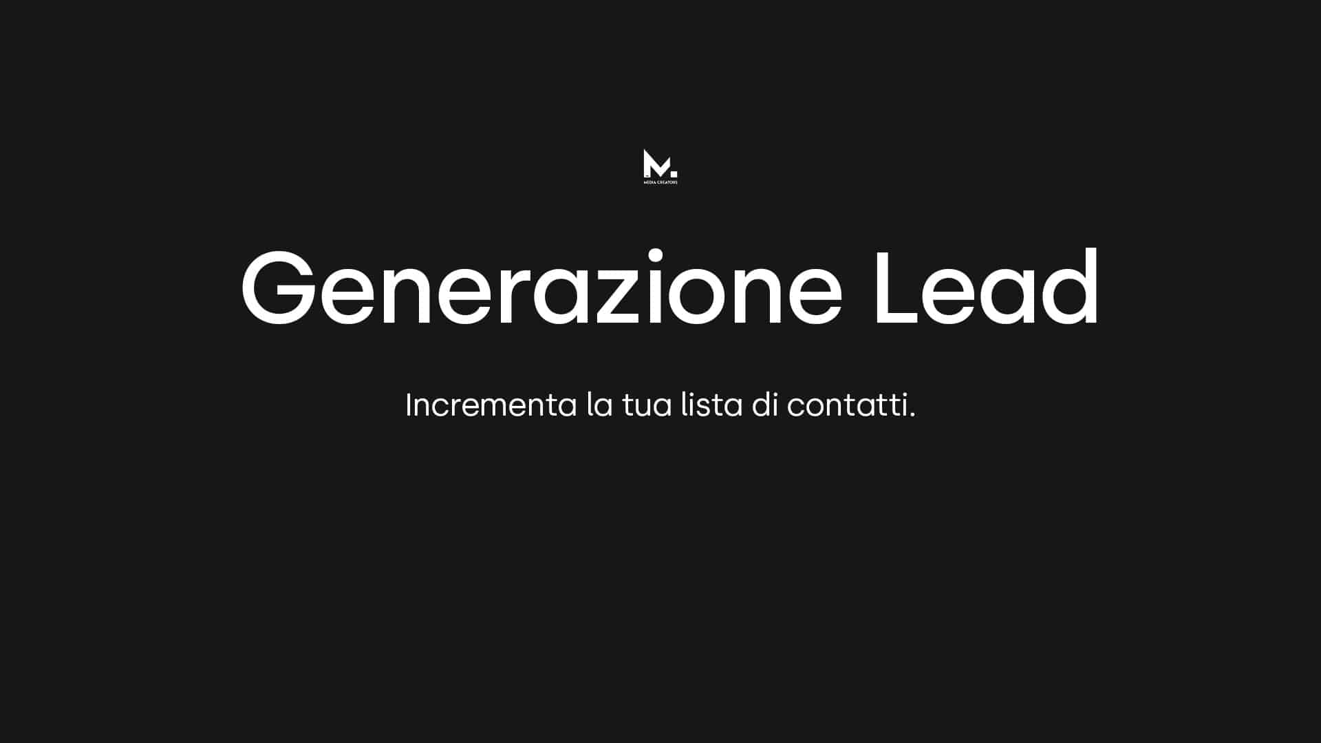 generazione lead
